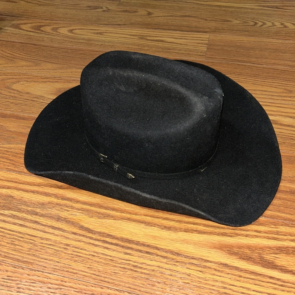 Double S Hat Collection 100% Wool  "Dallas" Cowboy Hat Size‎ 7 1/4 Made In USA